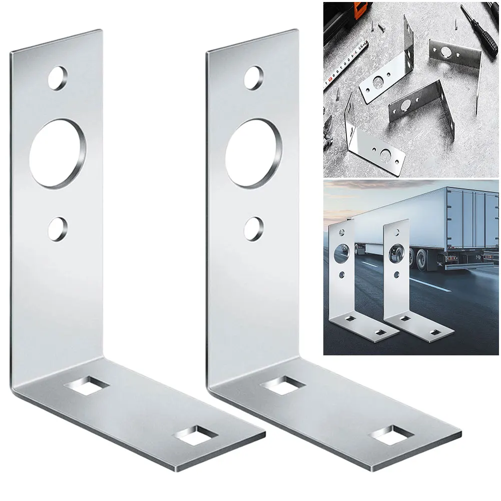 2 Pcs Galvanized Steel Trailer Light Holder L Shape Shaped Bracket Trailer Light Brackets for Hauling Equipment Boat Trailer
2 Pcs Galvanized Steel Trailer Light Holder L Shape Shaped Bracket Trailer Light Brackets for Hauling Equipment Boat Trailer