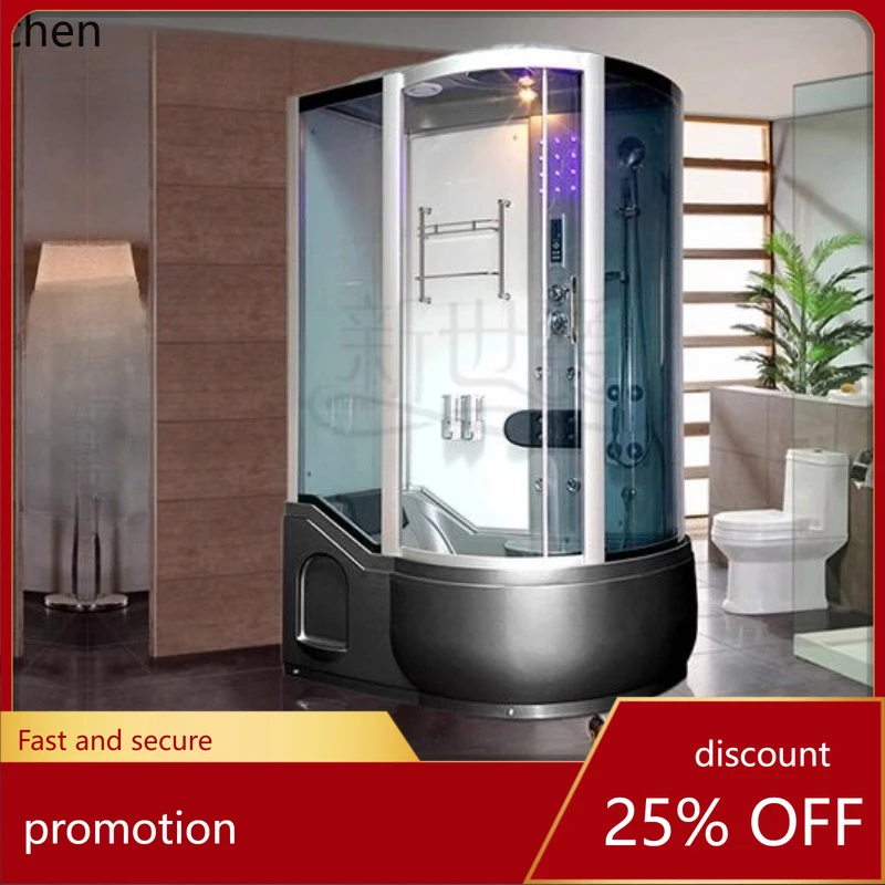 Интегрированная душевая кабина HT с ванной, стеклянной дверью и паровой баней для дома
Интегрированная душевая кабина HT с ванной, стеклянной дверью и паровой баней для дома