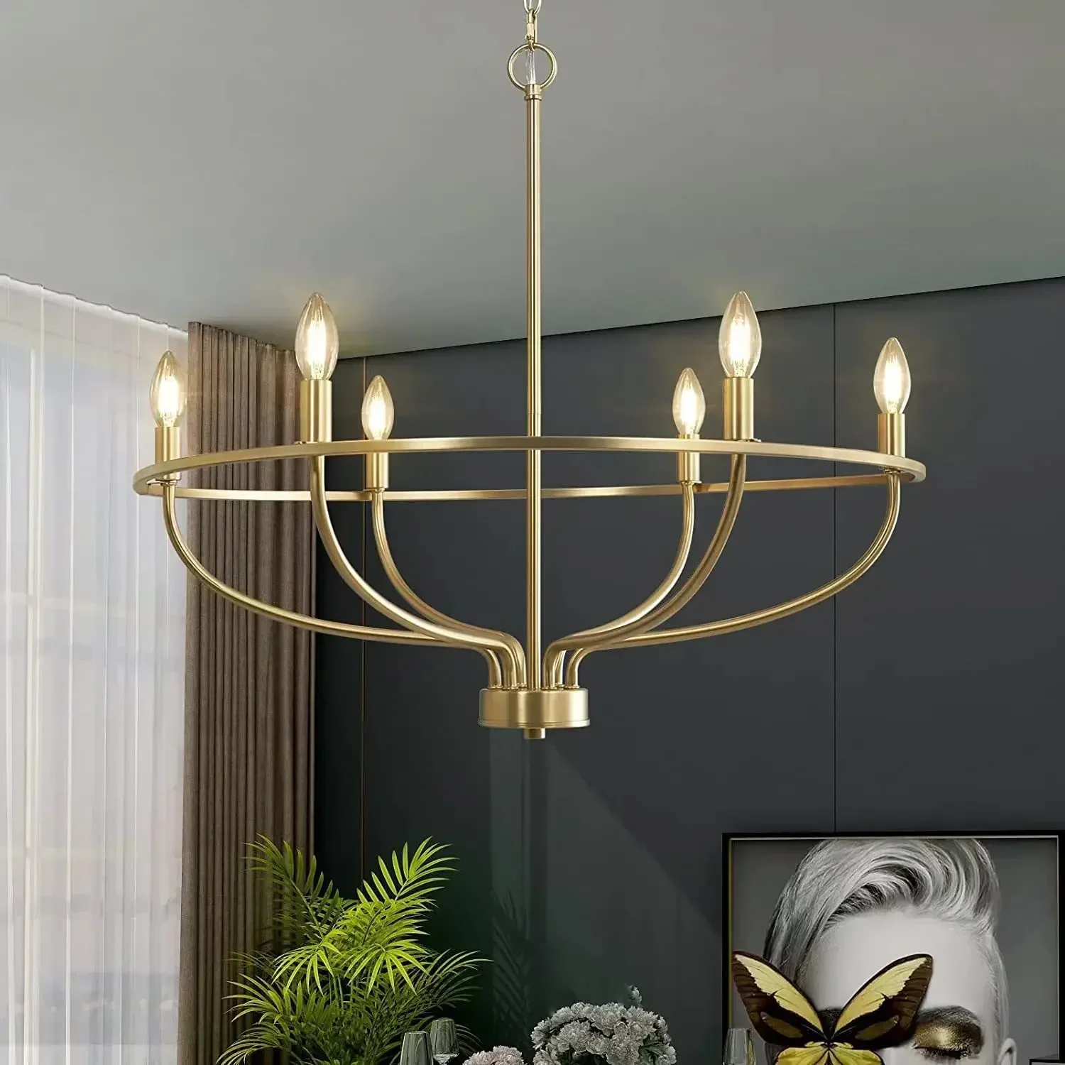 Living Room Iron Retro LED Ceiling Chandelier Pendant lamp Modern Dining Room Industry Decor Light Ring ight Home DecorFixtures
Living Room Iron Retro LED Ceiling Chandelier Pendant lamp Modern Dining Room Industry Decor Light Ring ight Home DecorFixtures