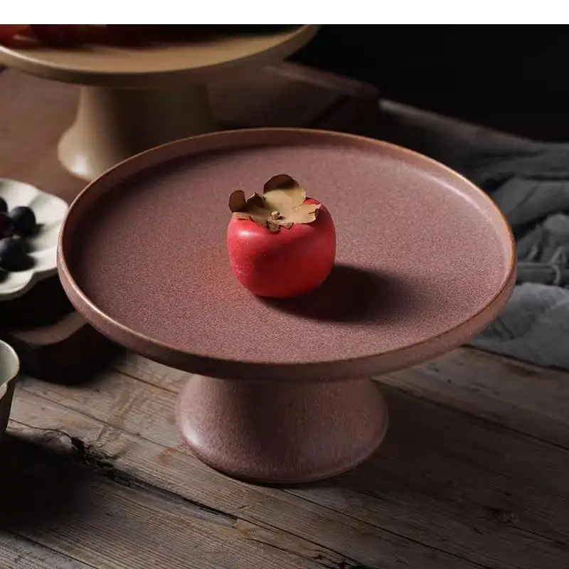 Vintage High Feet Ceramic Fruit Plate Restaurant Solid Color Flat Dessert Dish Snack Plates Sushi Special Tableware
Vintage High Feet Ceramic Fruit Plate Restaurant Solid Color Flat Dessert Dish Snack Plates Sushi Special Tableware