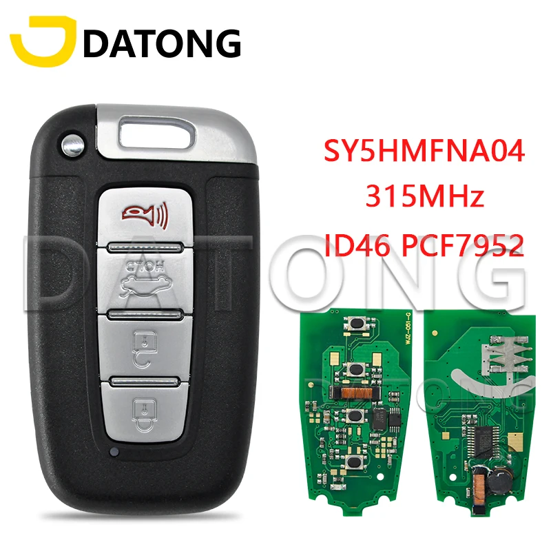 Datong World Car Remote Control Key For Hyundai Elantra Equus Tucson Sonata Kia Forte Soul Rio ID46 PCF7952 315MHz Keyless Entry
Datong World Car Remote Control Key For Hyundai Elantra Equus Tucson Sonata Kia Forte Soul Rio ID46 PCF7952 315MHz Keyless Entry