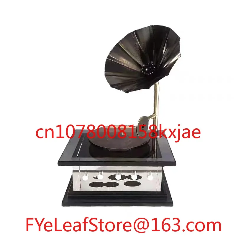 Кристаллический проигрыватель пластинок, бронзовый телефон, креативная модель, легкий роскошный орнамент
Кристаллический проигрыватель пластинок, бронзовый телефон, креативная модель, легкий роскошный орнамент