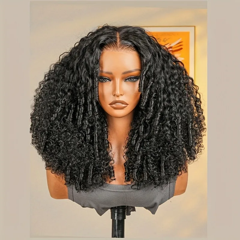 13x6 Burmese Curly Glueless Wigs Human Hair Pre Plucked Pre Cut 250% Density Drawstring Wig Human Hair for Black Women
13x6 Burmese Curly Glueless Wigs Human Hair Pre Plucked Pre Cut 250% Density Drawstring Wig Human Hair for Black Women
