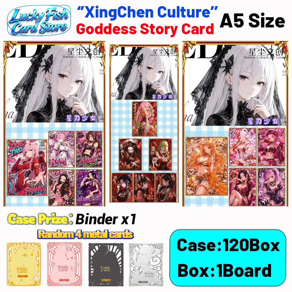 Wholesale 2026 New XingChen Creative Studio Goddess Story Cards A5 Size Boards Anime Collectibles Character Fan Gifts
Wholesale 2026 New XingChen Creative Studio Goddess Story Cards A5 Size Boards Anime Collectibles Character Fan Gifts