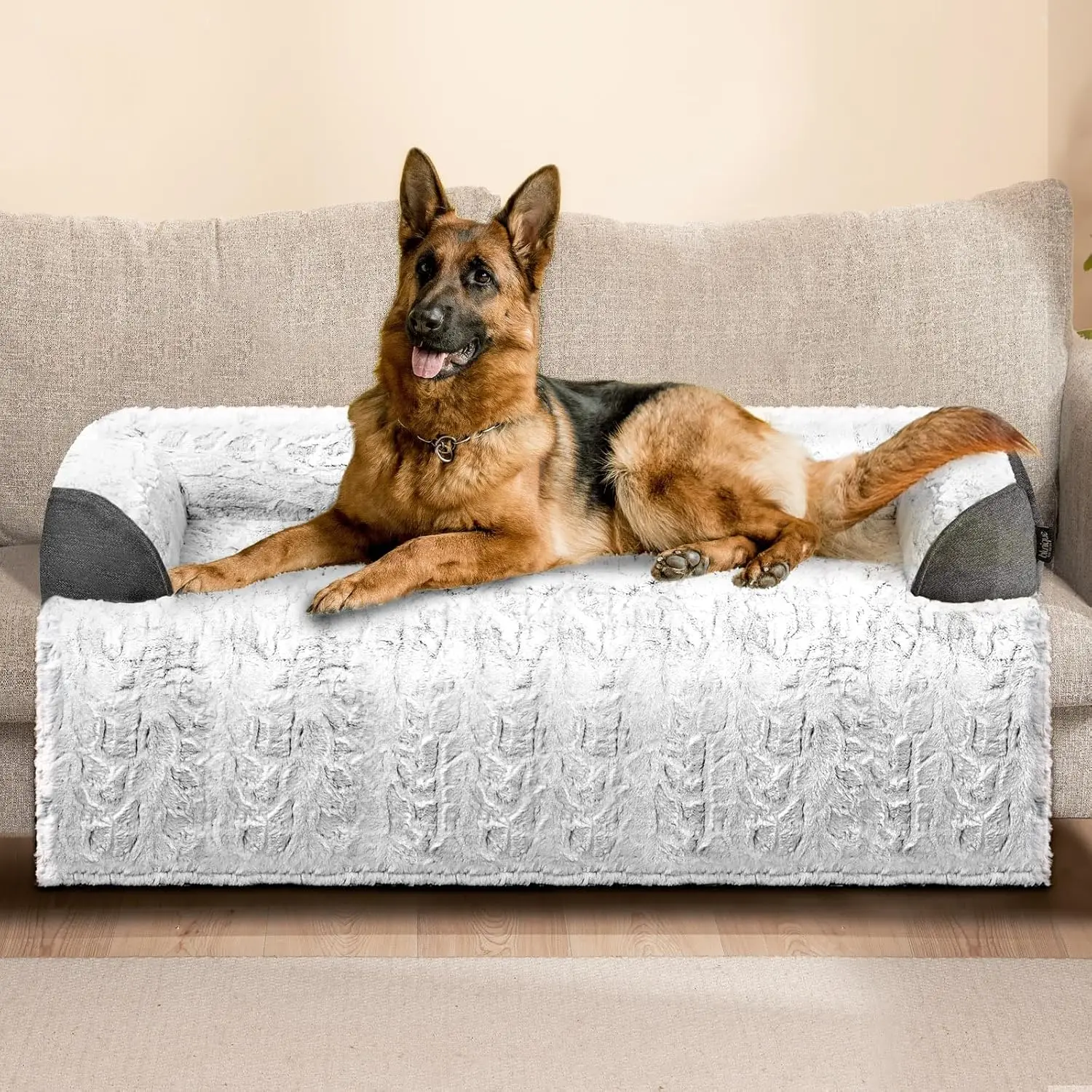 Calming Extra Large Dog Bed For Couch, 45 X 37 H Removable Couch Cover For Dogs Washable, Non-Slip Fluffy Plush Dog Sofa Mat
Calming Extra Large Dog Bed For Couch, 45 X 37 H Removable Couch Cover For Dogs Washable, Non-Slip Fluffy Plush Dog Sofa Mat