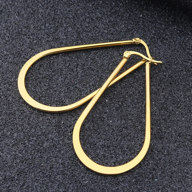 ICAM Silver Gold Color Jewelry Smooth Circle Stainless steel Hoop Earrings For Women Best Gift Wholesale High Quality Jewelry
ICAM Silver Gold Color Jewelry Smooth Circle Stainless steel Hoop Earrings For Women Best Gift Wholesale High Quality Jewelry