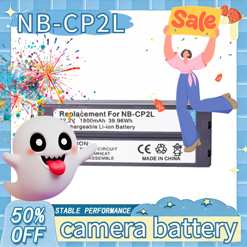 For NB-CP2L 22.2V 1800mAh Battery for Canon SELPHY CP1300 CP1200 CP910 CP900 CP800 CP790 CP770
For NB-CP2L 22.2V 1800mAh Battery for Canon SELPHY CP1300 CP1200 CP910 CP900 CP800 CP790 CP770