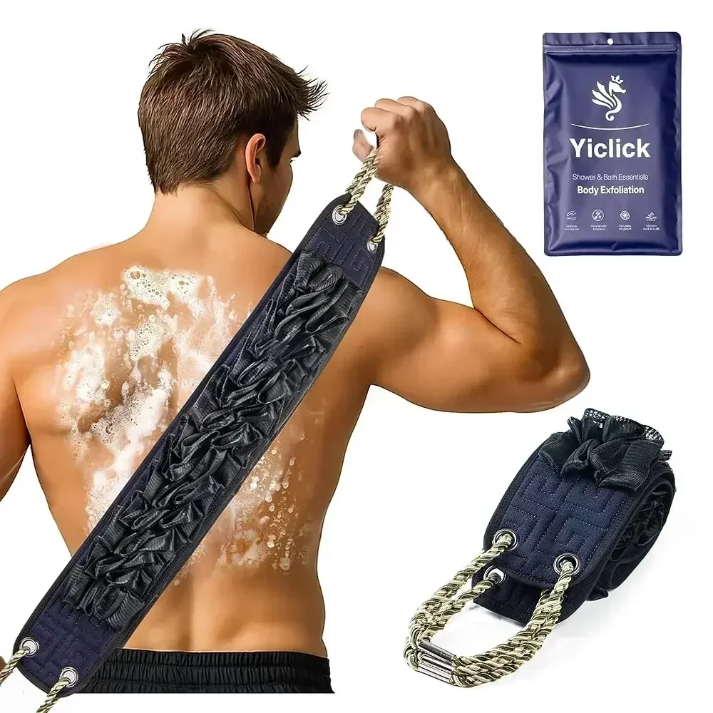 Back Scrubber for Shower, Exfoliating Washcloth Towel with Handle, Body Scrubber Exfoliator, Bath Sponge Loofah Luffa, Back
Back Scrubber for Shower, Exfoliating Washcloth Towel with Handle, Body Scrubber Exfoliator, Bath Sponge Loofah Luffa, Back