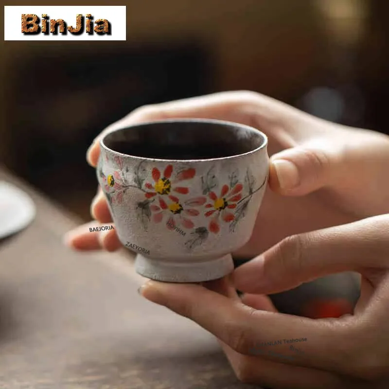80ml Powder Yin Hand-painted Flowers Teacup Zen Tea Bowl Mug Tea-tasting Fragrance Cup Chazhan Master Cups Cafes Collection
80ml Powder Yin Hand-painted Flowers Teacup Zen Tea Bowl Mug Tea-tasting Fragrance Cup Chazhan Master Cups Cafes Collection