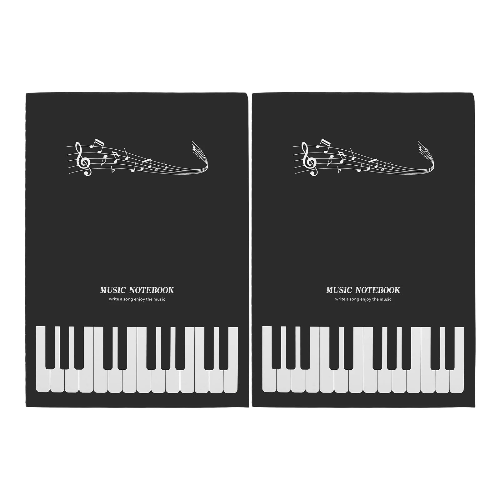 2 Books 16 Pages A4 Music Composition Notebook for Piano Guitar Sheet Staff Five Line Manuscript Practice Book Black Bookmark
2 Books 16 Pages A4 Music Composition Notebook for Piano Guitar Sheet Staff Five Line Manuscript Practice Book Black Bookmark