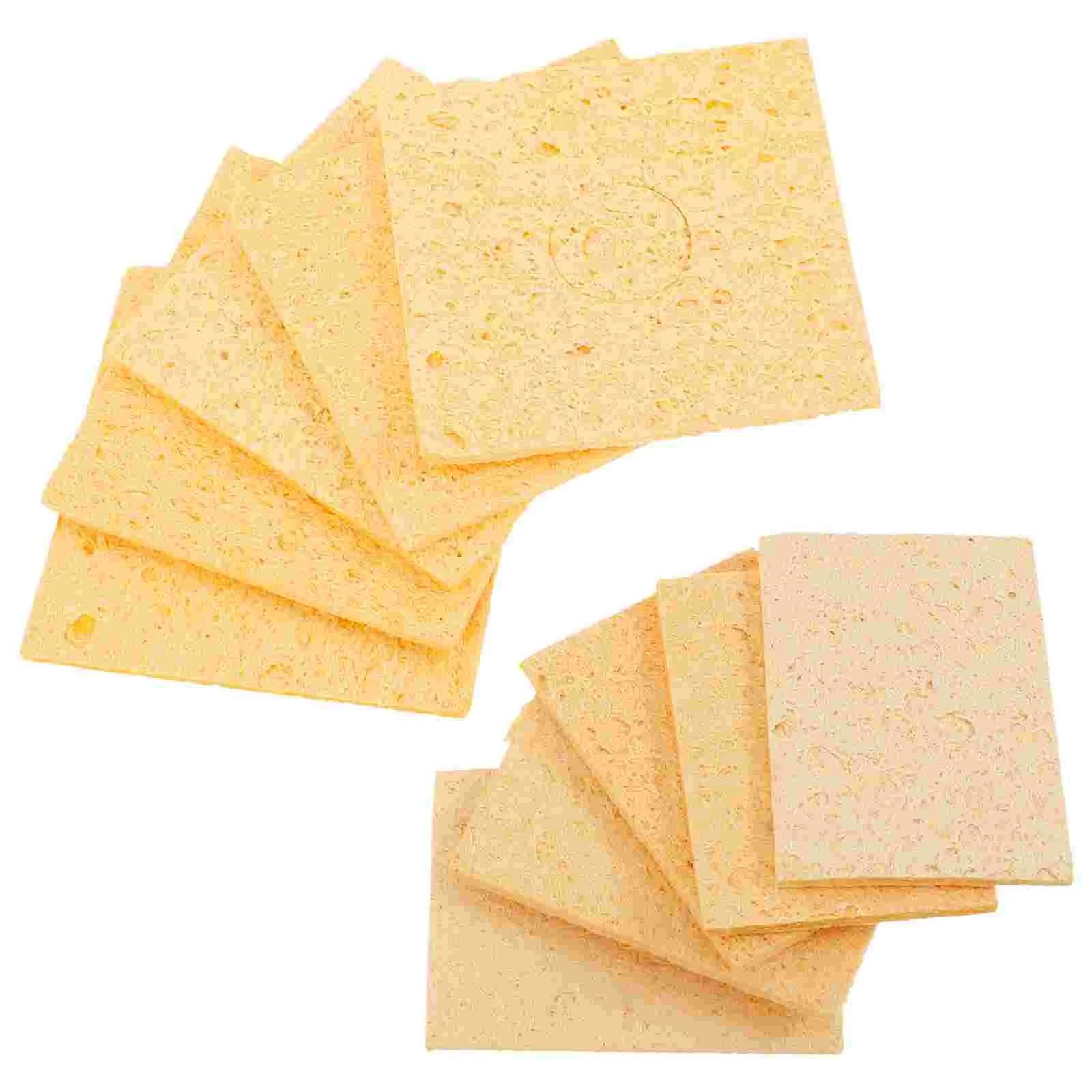10 Pcs Soldering Iron Cleaning Sponge Flux Drain Remover Cleaner Tip High Temperature Resistance
10 Pcs Soldering Iron Cleaning Sponge Flux Drain Remover Cleaner Tip High Temperature Resistance