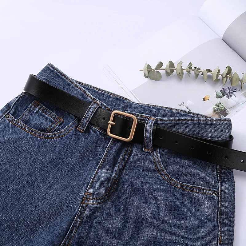 Alloy Square Buckle Design Cowhide Belt for Women's New Pure Cowhide Luxury Belt, Retro Fashion Jeans, 2.8cm Wide Belt
Alloy Square Buckle Design Cowhide Belt for Women's New Pure Cowhide Luxury Belt, Retro Fashion Jeans, 2.8cm Wide Belt