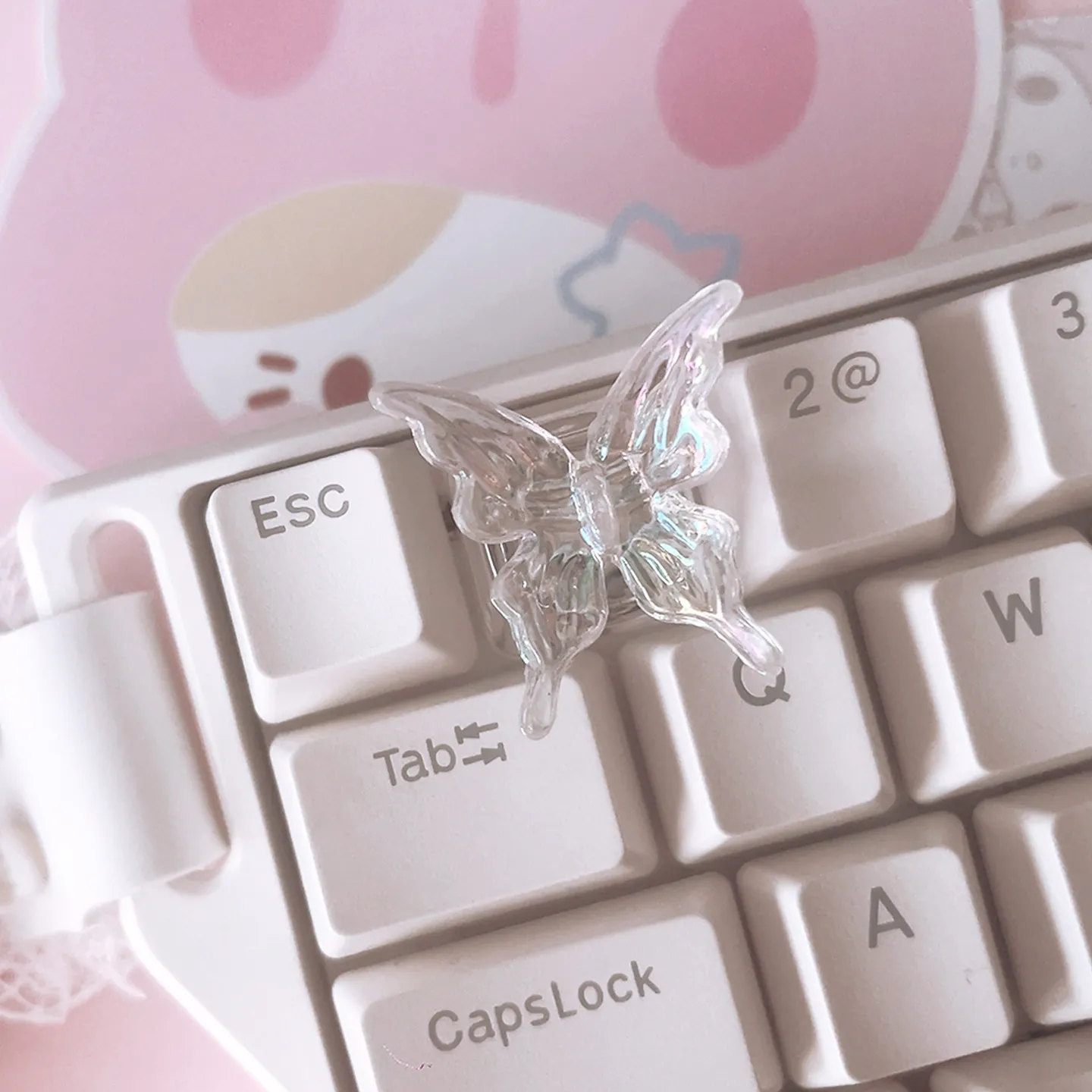 Transparent Butterfly Keycap Resin Custom Original Handmade Artisan Personality Keycaps for Mechanical Keyboard Accessories Gift
Transparent Butterfly Keycap Resin Custom Original Handmade Artisan Personality Keycaps for Mechanical Keyboard Accessories Gift