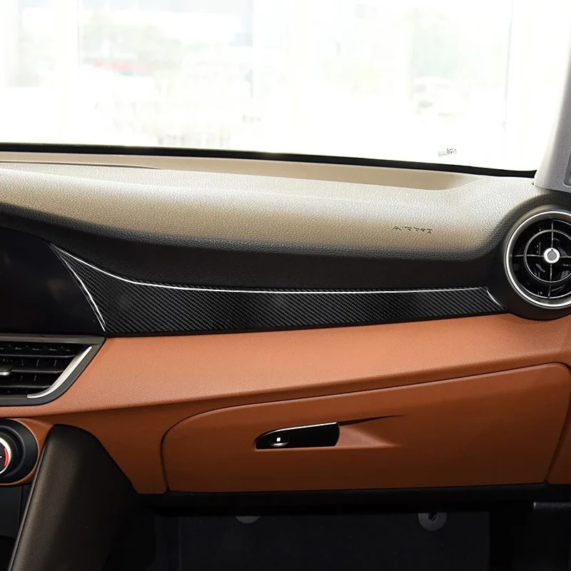 Suitable for 15-19 Alfa Romeo car interior modified carbon fiber co-driver decorative strips
Suitable for 15-19 Alfa Romeo car interior modified carbon fiber co-driver decorative strips