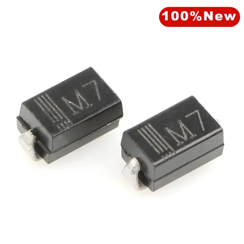 1000 шт. диод M7 1N4007 SMD 1A 1000 В IN4007 выпрямительный диод
1000 шт. диод M7 1N4007 SMD 1A 1000 В IN4007 выпрямительный диод