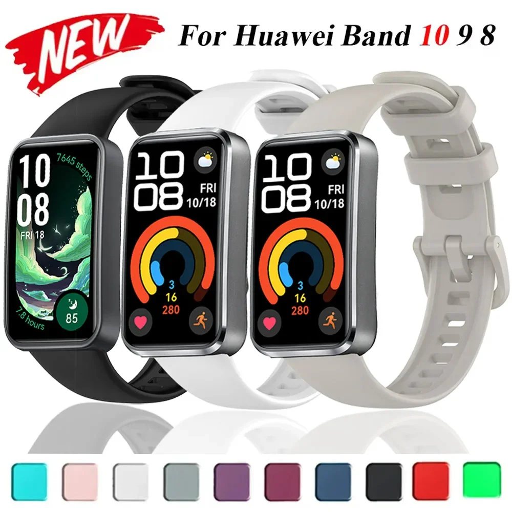 Мягкий силиконовый ремешок для Huawei Band 10, спортивные умные часы, удобный прочный браслет для Huawei Band 10 9 8, браслет на ремень
Мягкий силиконовый ремешок для Huawei Band 10, спортивные умные часы, удобный прочный браслет для Huawei Band 10 9 8, браслет на ремень