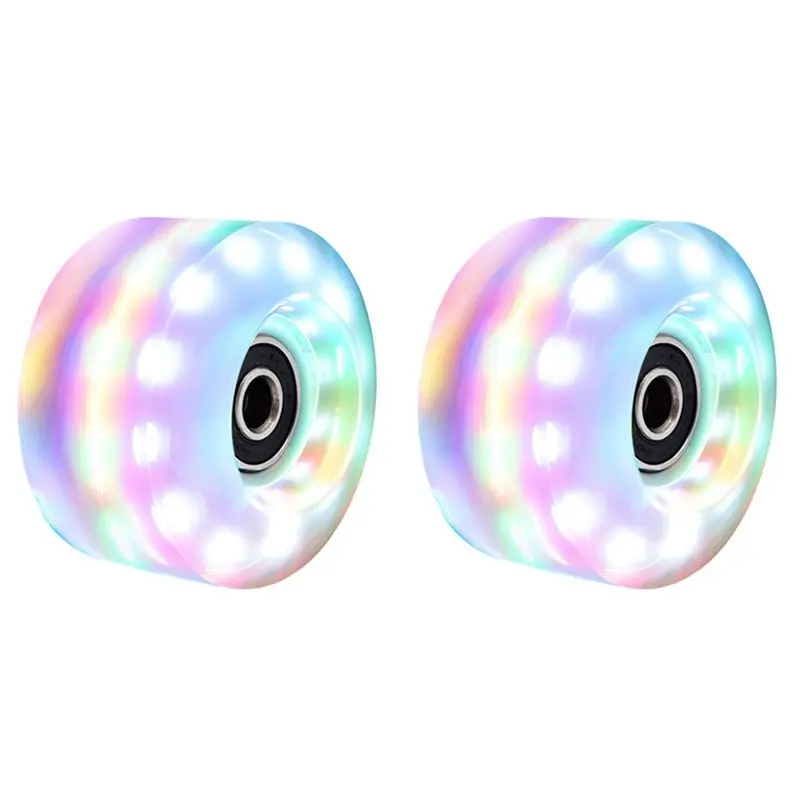 [NEW!ABKG】 2 Pcs Roller Skate Wheels 58Mm X 32Mm Luminous Quad Roller Skateboard Roller Skates Light Up Wheels Colorful
[NEW!ABKG】 2 Pcs Roller Skate Wheels 58Mm X 32Mm Luminous Quad Roller Skateboard Roller Skates Light Up Wheels Colorful
