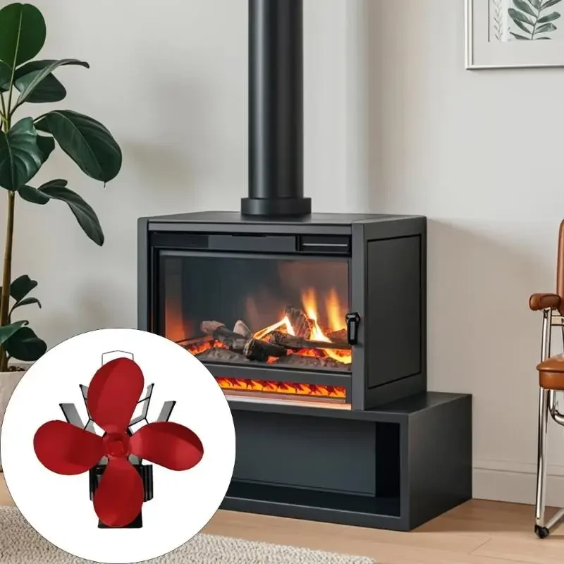 Heat Powered Fireplaces Fan With Automatic Temperature Control And Quiet 4 Blade Design For Efficient Heat Distribution 37JD
Heat Powered Fireplaces Fan With Automatic Temperature Control And Quiet 4 Blade Design For Efficient Heat Distribution 37JD