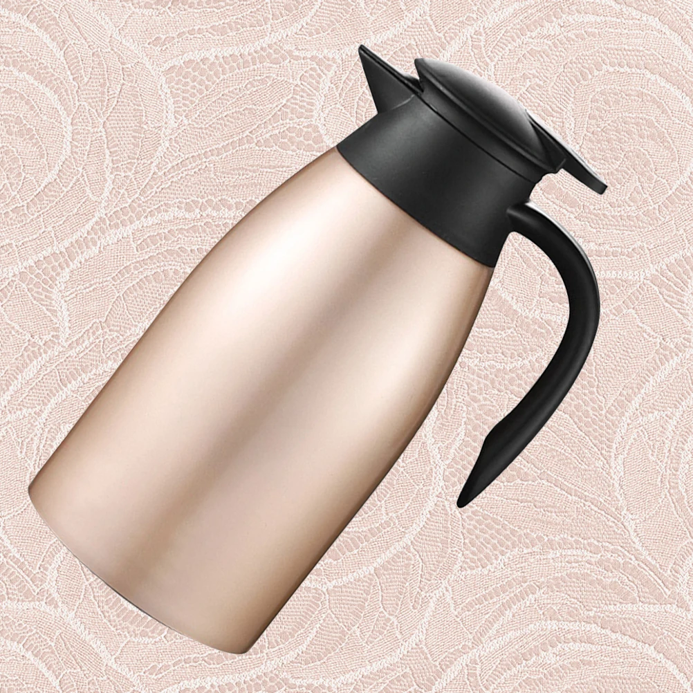 Warm Keeping Kettle Stainless Steel Vacuum Jug Stainless Pot Fashion Vacuum Bottle (2L Golden)
Warm Keeping Kettle Stainless Steel Vacuum Jug Stainless Pot Fashion Vacuum Bottle (2L Golden)