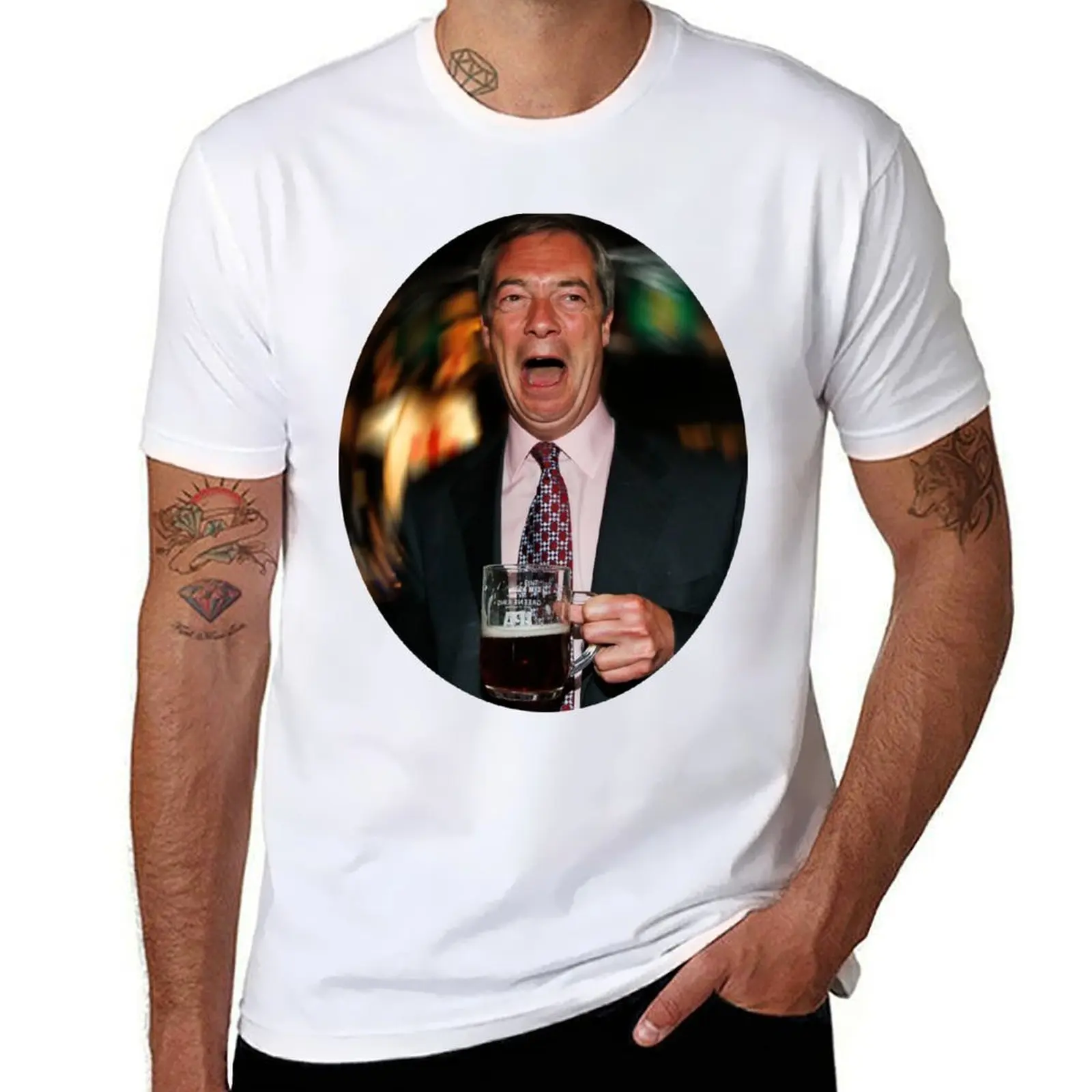 Nigel Farage T-Shirt man t shirts high quality luxury brand man t shirt luxury T-Shirt
Nigel Farage T-Shirt man t shirts high quality luxury brand man t shirt luxury T-Shirt
