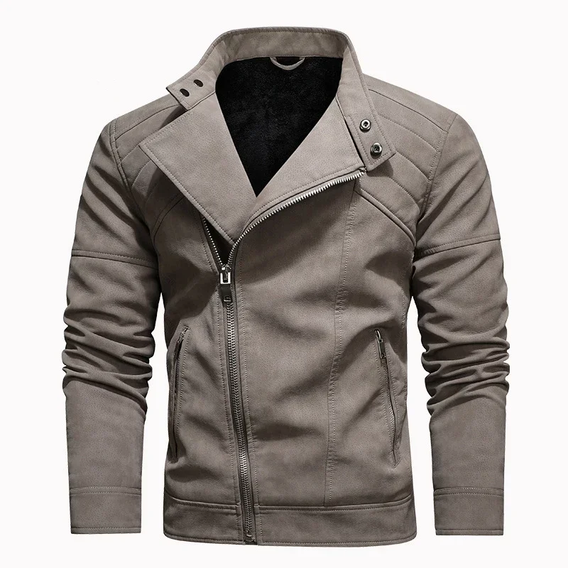2025 2025 Military Warm Zipper Motorcycle Leather Jacket Men Winter Fleece Coats Men's Fashion Casual Windproof New Biker Leathe
2025 2025 Military Warm Zipper Motorcycle Leather Jacket Men Winter Fleece Coats Men's Fashion Casual Windproof New Biker Leathe