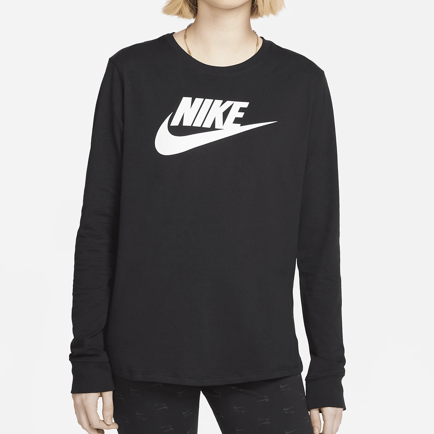 Nike genuine new women's casual loose breathable round neck long sleeved T-shirt FJ0442-010
Nike genuine new women's casual loose breathable round neck long sleeved T-shirt FJ0442-010