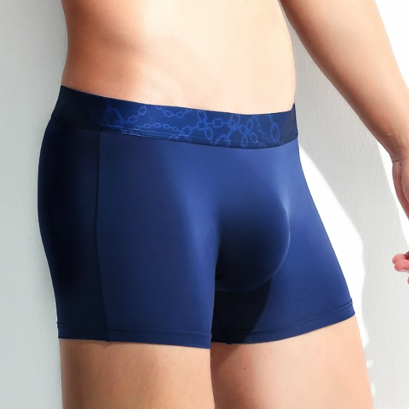 5PCSMen's underwear, men's ice silk 3D punched four-corner pants, seamless, ultra-thin, flat-corner pants, summer
5PCSMen's underwear, men's ice silk 3D punched four-corner pants, seamless, ultra-thin, flat-corner pants, summer
