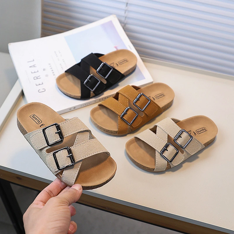 Trend Summer Children's Slippers Open-toe Non-slip Girls Causal Slip-on Shoes Versatile Fashion Kid Boys Beach Flat Slippers New
Trend Summer Children's Slippers Open-toe Non-slip Girls Causal Slip-on Shoes Versatile Fashion Kid Boys Beach Flat Slippers New