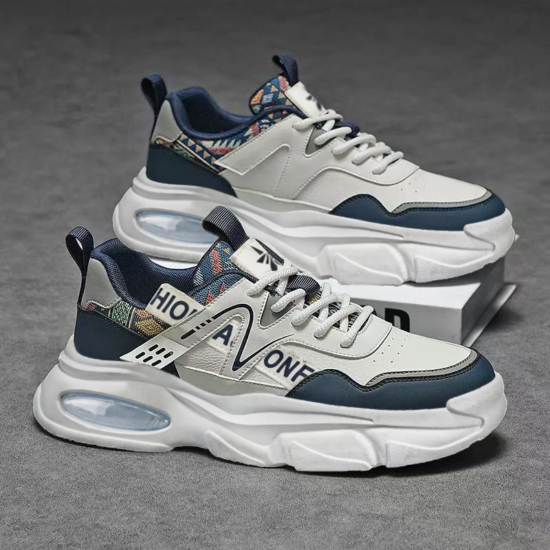 Men's Spring 2026 New Style Breathable Casual Sports Shoes Heightening Dad Shoes Student Shoes Comfortable PU Leather Work Boots
Men's Spring 2026 New Style Breathable Casual Sports Shoes Heightening Dad Shoes Student Shoes Comfortable PU Leather Work Boots