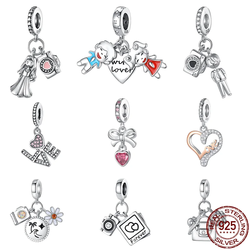 Fit Pandora 925 Original Bracelet Love Travel Camera Series Charms Beads For Women's DIY Birthday Christmas Jewelry Gift Making
Fit Pandora 925 Original Bracelet Love Travel Camera Series Charms Beads For Women's DIY Birthday Christmas Jewelry Gift Making