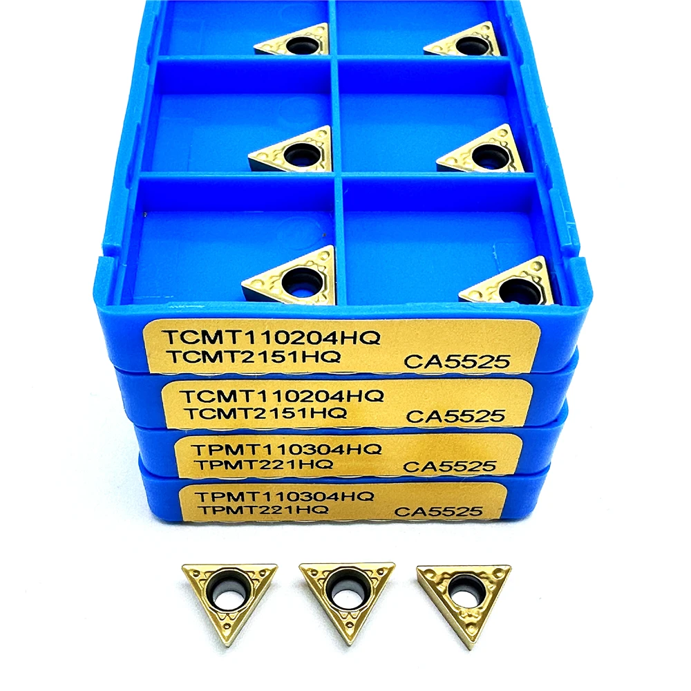 TCMT090204 TCMT110204 TPMT110304HQ CA5525 Carbide Insert Internal Turning Tool High Quality Steel Processing CNC Turning Inserts
TCMT090204 TCMT110204 TPMT110304HQ CA5525 Carbide Insert Internal Turning Tool High Quality Steel Processing CNC Turning Inserts