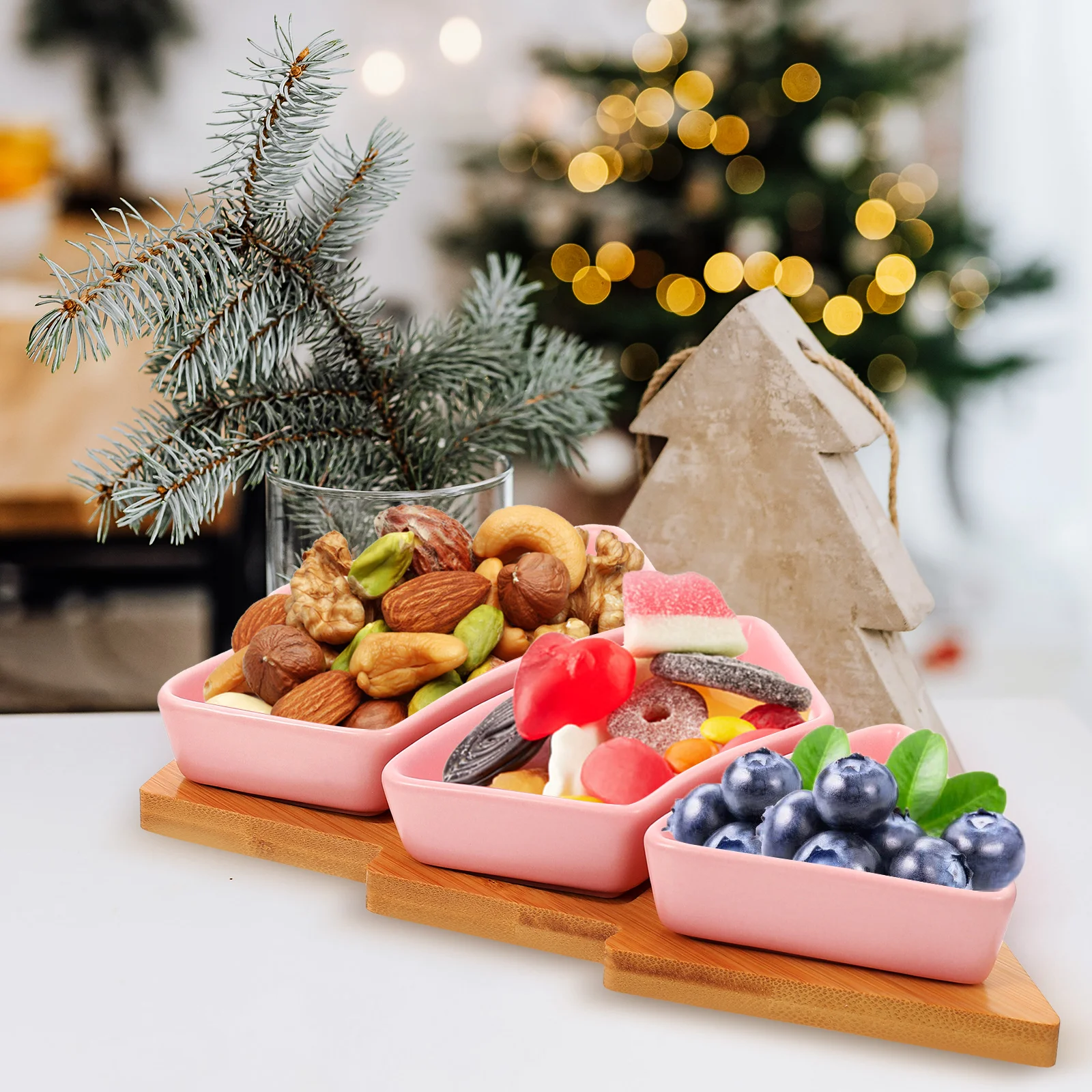 1 set 1 Set Ceramic Snack Tray Bamboo Plate Dry Fruit Multi Function Candy Kitchen Room Party
1 set 1 Set Ceramic Snack Tray Bamboo Plate Dry Fruit Multi Function Candy Kitchen Room Party