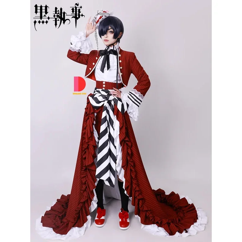 Black Butler Ciel Cosplay Costume Anime Outfit Tea Cup Earl Sebastian Butler Suit Fancy Dress Up Party for Men Women 2024 New
Black Butler Ciel Cosplay Costume Anime Outfit Tea Cup Earl Sebastian Butler Suit Fancy Dress Up Party for Men Women 2024 New