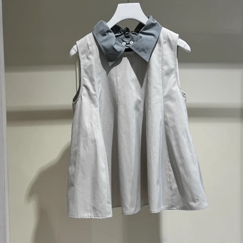 2025 Summer New Style Detachable Collar Sleeveless Shirt Loose Casual A-Line Top for Women y2k dress
2025 Summer New Style Detachable Collar Sleeveless Shirt Loose Casual A-Line Top for Women y2k dress