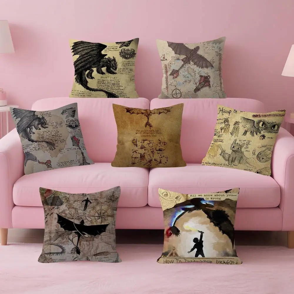 H-How To T-Train Your D-Dragon Personalized picture text home decorative pillows Household Gifts 45x45cm
H-How To T-Train Your D-Dragon Personalized picture text home decorative pillows Household Gifts 45x45cm