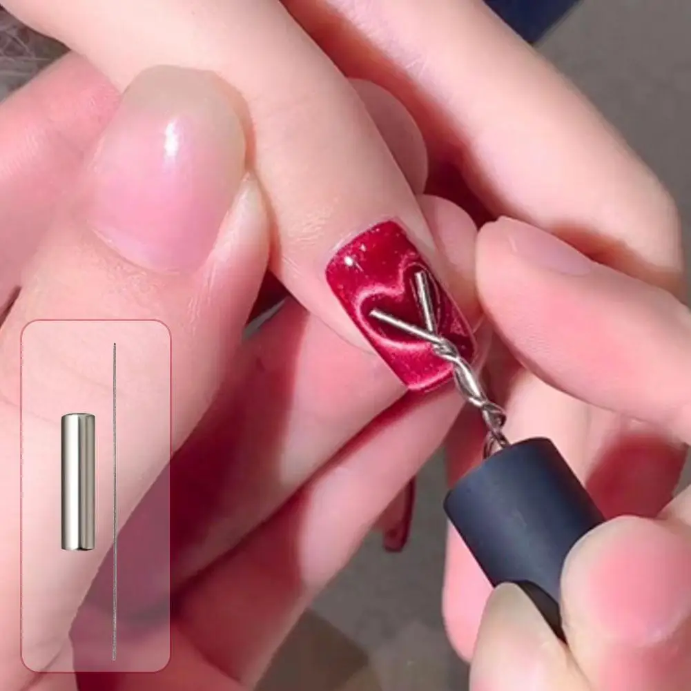 New Cat Eye Nail Magnetic Stick Magnet With Iron Wire Creating for Cat Eye UV Gel Polish Shape of a Heart Effect Tools Mani S0M1
New Cat Eye Nail Magnetic Stick Magnet With Iron Wire Creating for Cat Eye UV Gel Polish Shape of a Heart Effect Tools Mani S0M1