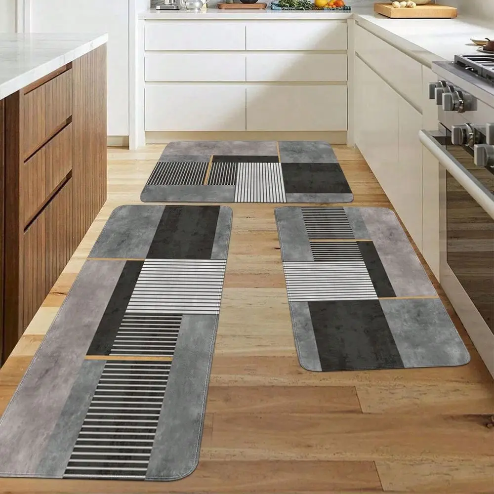 Simple Style Stripe Design Kitchen Entrance Mat, NonSlip, WearResistant, Easy To Clean And Soft Rug Carpet Pad Suitable For Liv
Simple Style Stripe Design Kitchen Entrance Mat, NonSlip, WearResistant, Easy To Clean And Soft Rug Carpet Pad Suitable For Liv