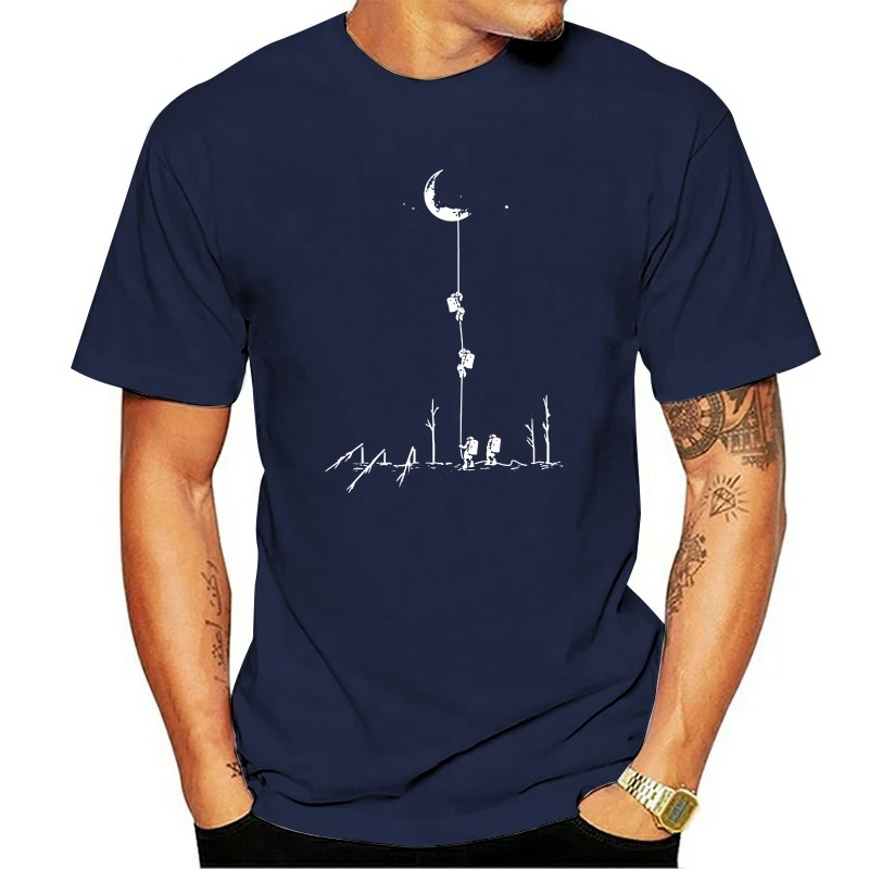 Funny T shirts Men Summer Fashion Climb To The Moon Printed Tshirt Casual Short Sleeve O-neck T-shirt Cotton Tops Tees
Funny T shirts Men Summer Fashion Climb To The Moon Printed Tshirt Casual Short Sleeve O-neck T-shirt Cotton Tops Tees