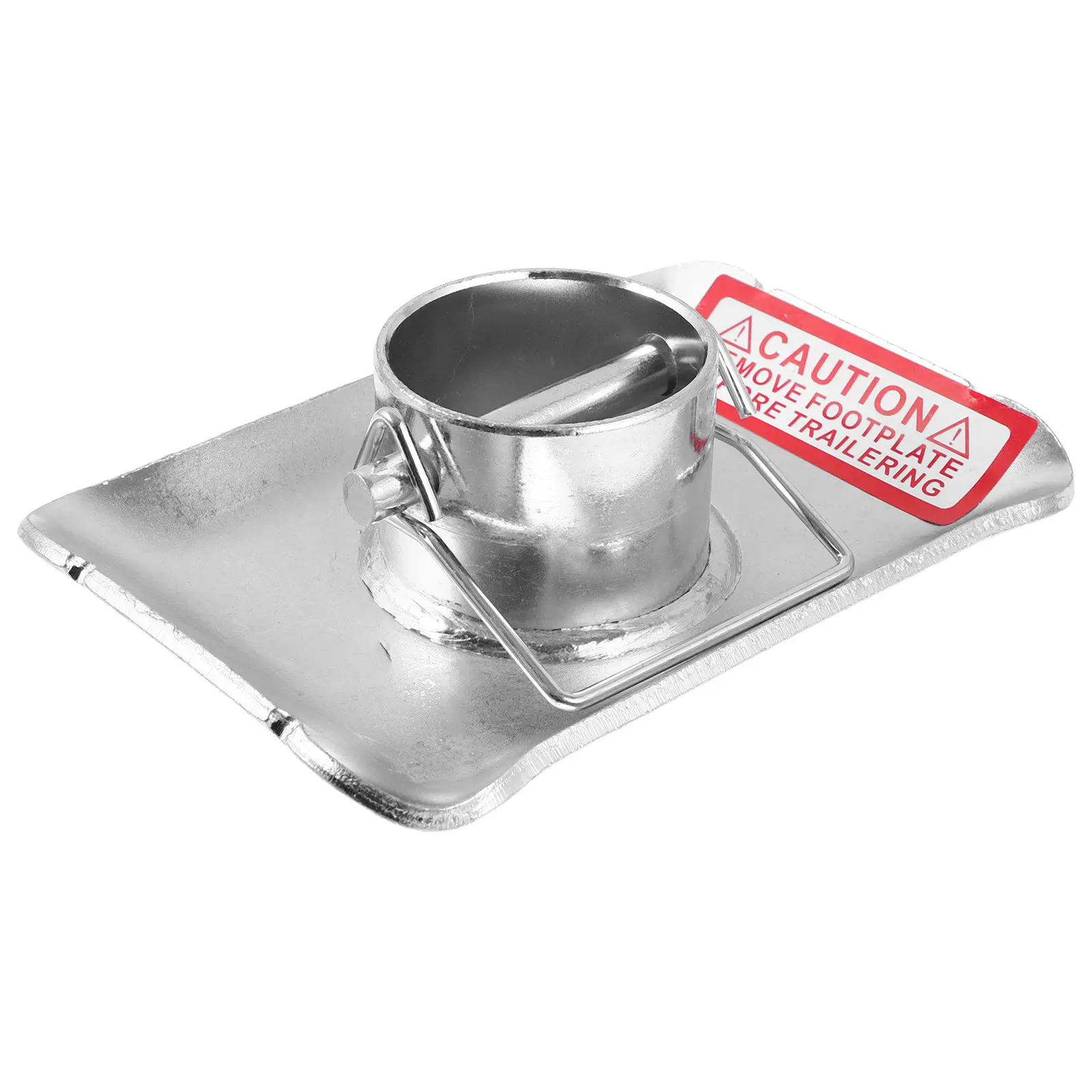 Trailer Jack Foot Plate with Safety Pin Heavy Load Capacity Removable Design Floor Jack Extension for Trailer Parts
Trailer Jack Foot Plate with Safety Pin Heavy Load Capacity Removable Design Floor Jack Extension for Trailer Parts