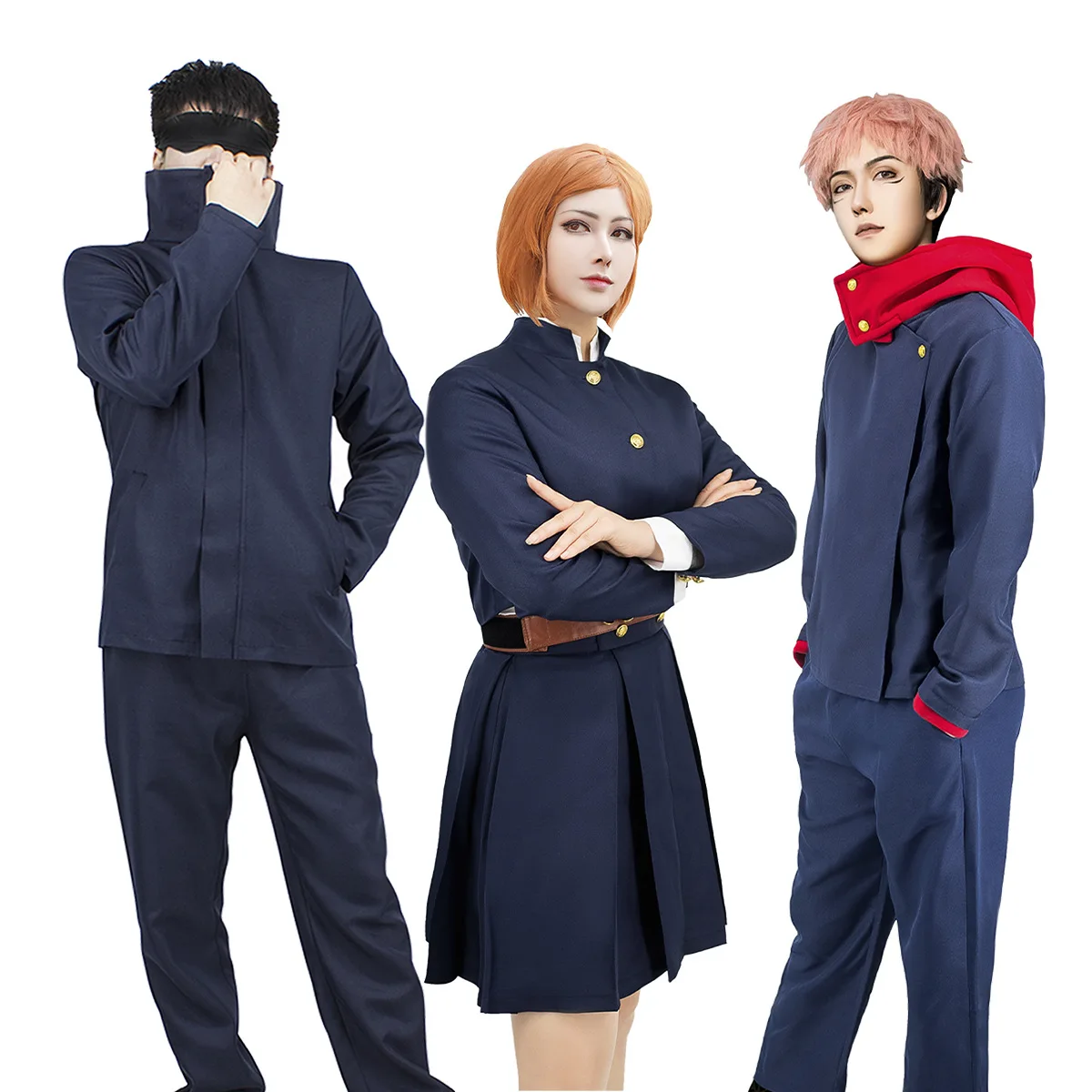 Jujutsu Kaisen Cosplay Anime Itadori Yuji Kugisaki Nobara Gojo Satoru Halloween Costumes For Women Men Party Game Performance
Jujutsu Kaisen Cosplay Anime Itadori Yuji Kugisaki Nobara Gojo Satoru Halloween Costumes For Women Men Party Game Performance