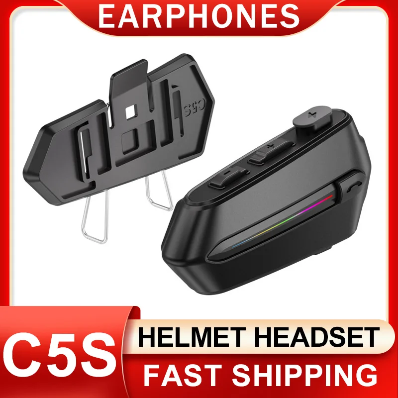 New C5S Helmet Headset Motorcycle Wireless Bluetooth 5.3 Stereo Headphones Moto Universal Handsfree HD Call 800mAh Long Standby
New C5S Helmet Headset Motorcycle Wireless Bluetooth 5.3 Stereo Headphones Moto Universal Handsfree HD Call 800mAh Long Standby