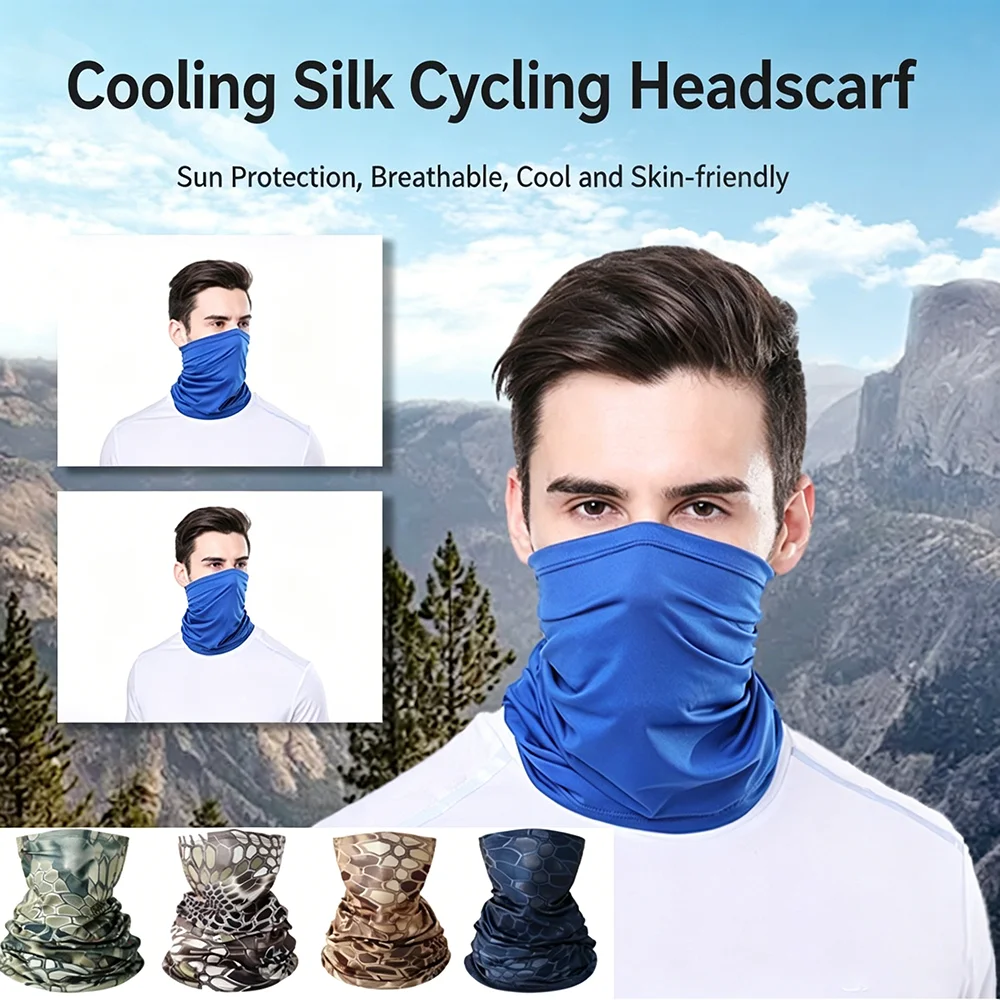 Summer Cooling Neck Tube Scarf Bandana Stretchy Riding Face Cover with Ear Loops UV Protection for Outdoor Sports Cycling Items
Summer Cooling Neck Tube Scarf Bandana Stretchy Riding Face Cover with Ear Loops UV Protection for Outdoor Sports Cycling Items