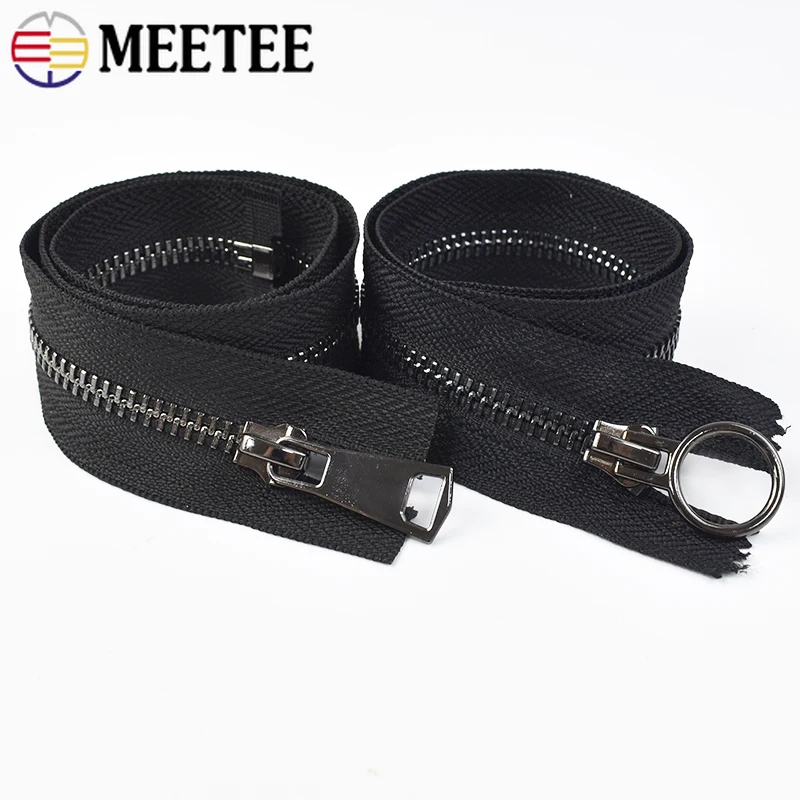 Meetee 5# Metal Zipper 50-150cm Auto Lock Zippers Shoes Jacket Bag Open End Repair Zip Handmade Replacement Tailor Accessories
Meetee 5# Metal Zipper 50-150cm Auto Lock Zippers Shoes Jacket Bag Open End Repair Zip Handmade Replacement Tailor Accessories