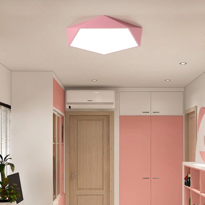 Modern Colorful Polygon Arylic LED Ceiling Lights For Bed Room Ith Remote Control Lamparas De Techo
Modern Colorful Polygon Arylic LED Ceiling Lights For Bed Room Ith Remote Control Lamparas De Techo