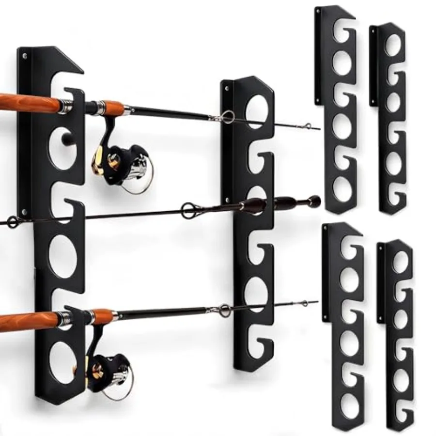 Fishing Rod Racks Wall or Ceiling Fishing Rod/Pole Rack Holder Storage Hook Holds Fishing Rods Wall Mounted for Garage Cabin an
Fishing Rod Racks Wall or Ceiling Fishing Rod/Pole Rack Holder Storage Hook Holds Fishing Rods Wall Mounted for Garage Cabin an