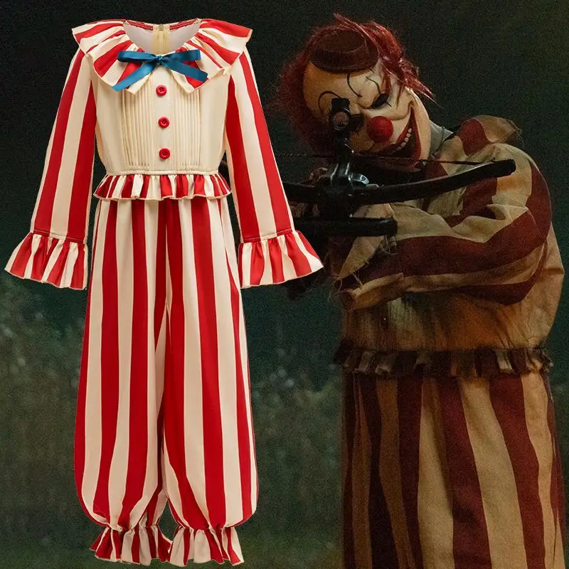 Clown in A Cornfield Halloween Clown Jumpsuit kids Joker Cosplay Costumes Cosplay Christmas Carnival Party Dress
Clown in A Cornfield Halloween Clown Jumpsuit kids Joker Cosplay Costumes Cosplay Christmas Carnival Party Dress