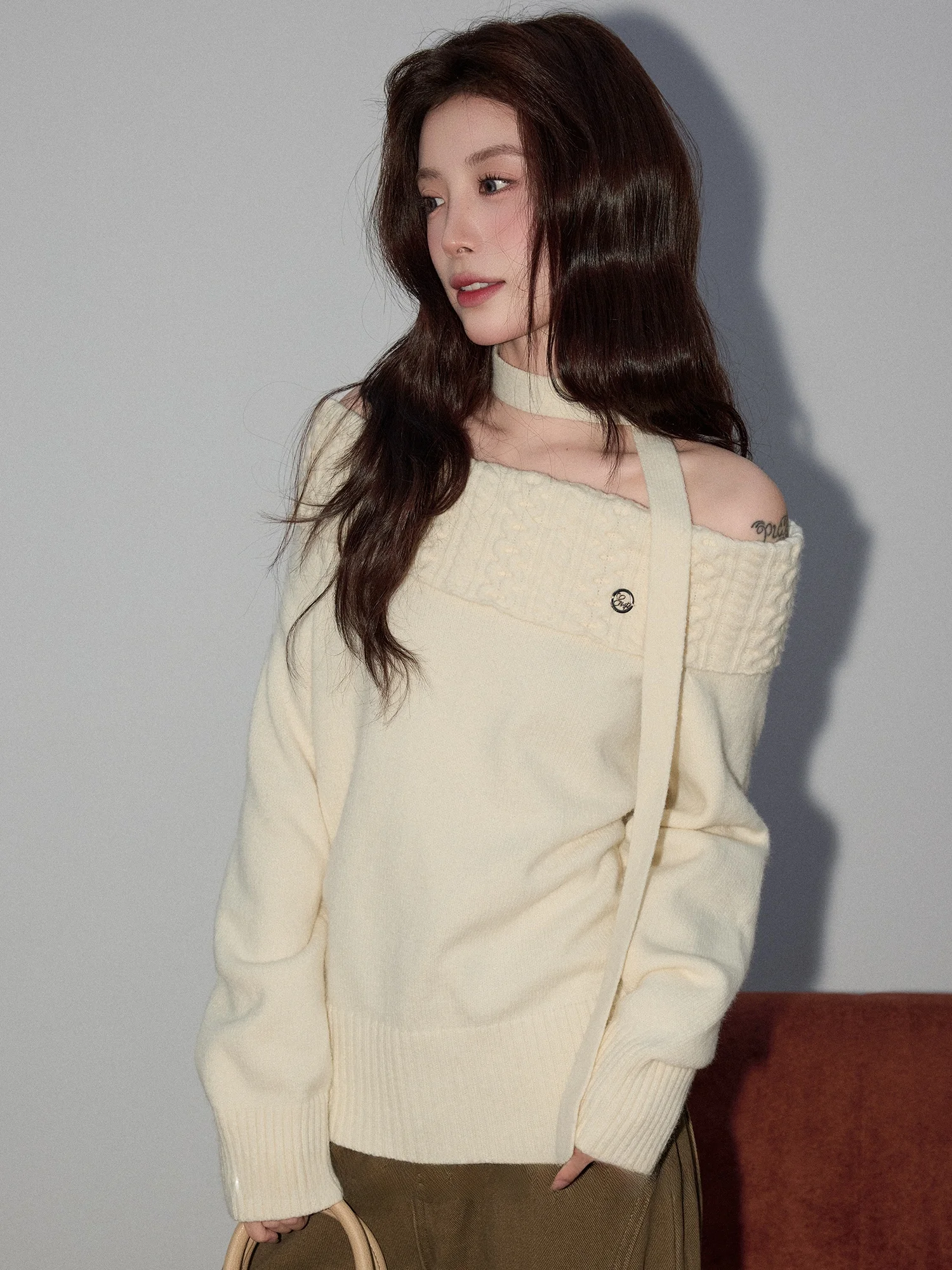 Thiened вязаный свитер на одно плечо, женский осенне-зимний теплый базовый свитер, внутренняя одежда, мягкий французский Sle, стандартный крой
Thiened вязаный свитер на одно плечо, женский осенне-зимний теплый базовый свитер, внутренняя одежда, мягкий французский Sle, стандартный крой