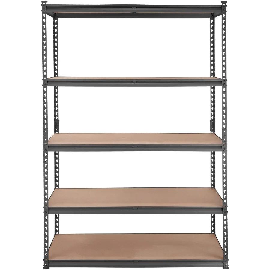 Storage Shelving Unit 5Tier Adjustable 2000 lbs Capacity Heavy Duty Garage Shelves Metal Organizer Utility Rack Black 48 L x 2
Storage Shelving Unit 5Tier Adjustable 2000 lbs Capacity Heavy Duty Garage Shelves Metal Organizer Utility Rack Black 48 L x 2
