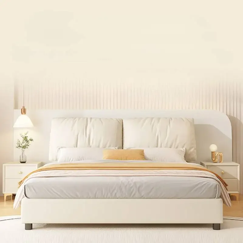 Princess Frame Double Bed Bedroom Beige Designer Wooden Bedgeraamte Double Bed Full Size Luxury Camas De Dormitorio Furniture
Princess Frame Double Bed Bedroom Beige Designer Wooden Bedgeraamte Double Bed Full Size Luxury Camas De Dormitorio Furniture