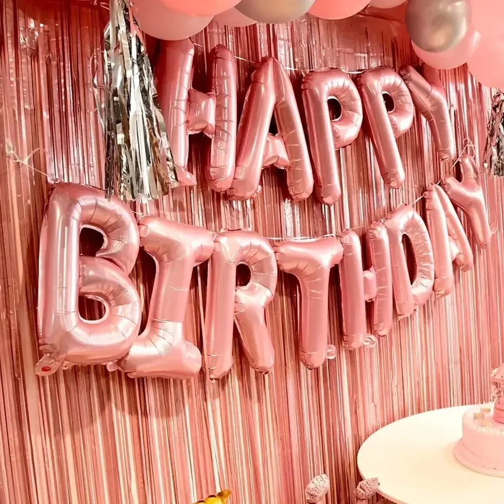 Happy Birthday Foil Balloons for Parties Letter Birthday Anniversaries Baby Showers Gender Reveals Children's Celebration Decor
Happy Birthday Foil Balloons for Parties Letter Birthday Anniversaries Baby Showers Gender Reveals Children's Celebration Decor